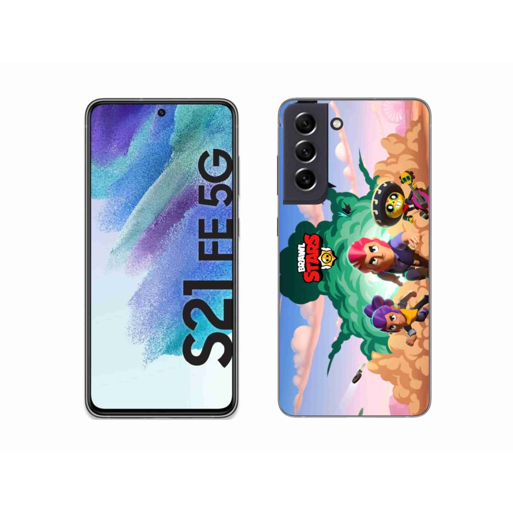 Gélový kryt mmCase na Samsung Galaxy S21 FE 5G - brawl stars