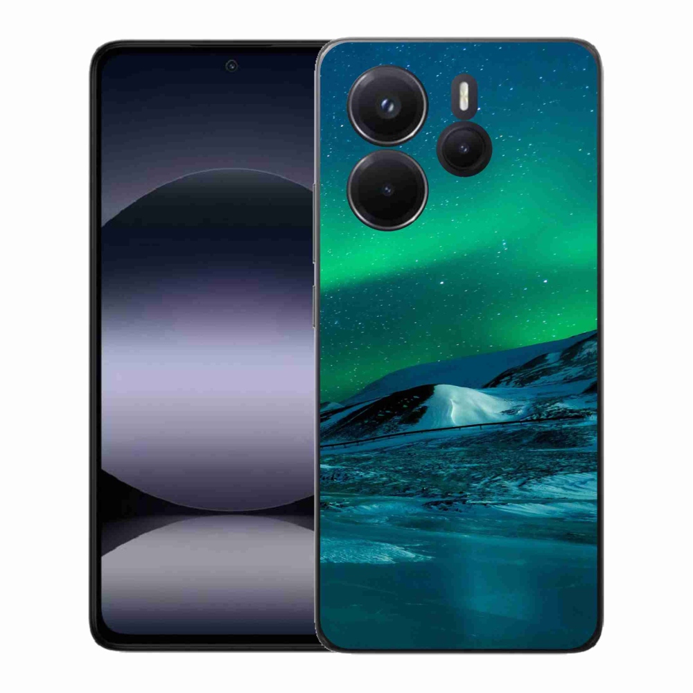 Gélový kryt mmCase na Xiaomi Redmi Note 14 - polárna žiara