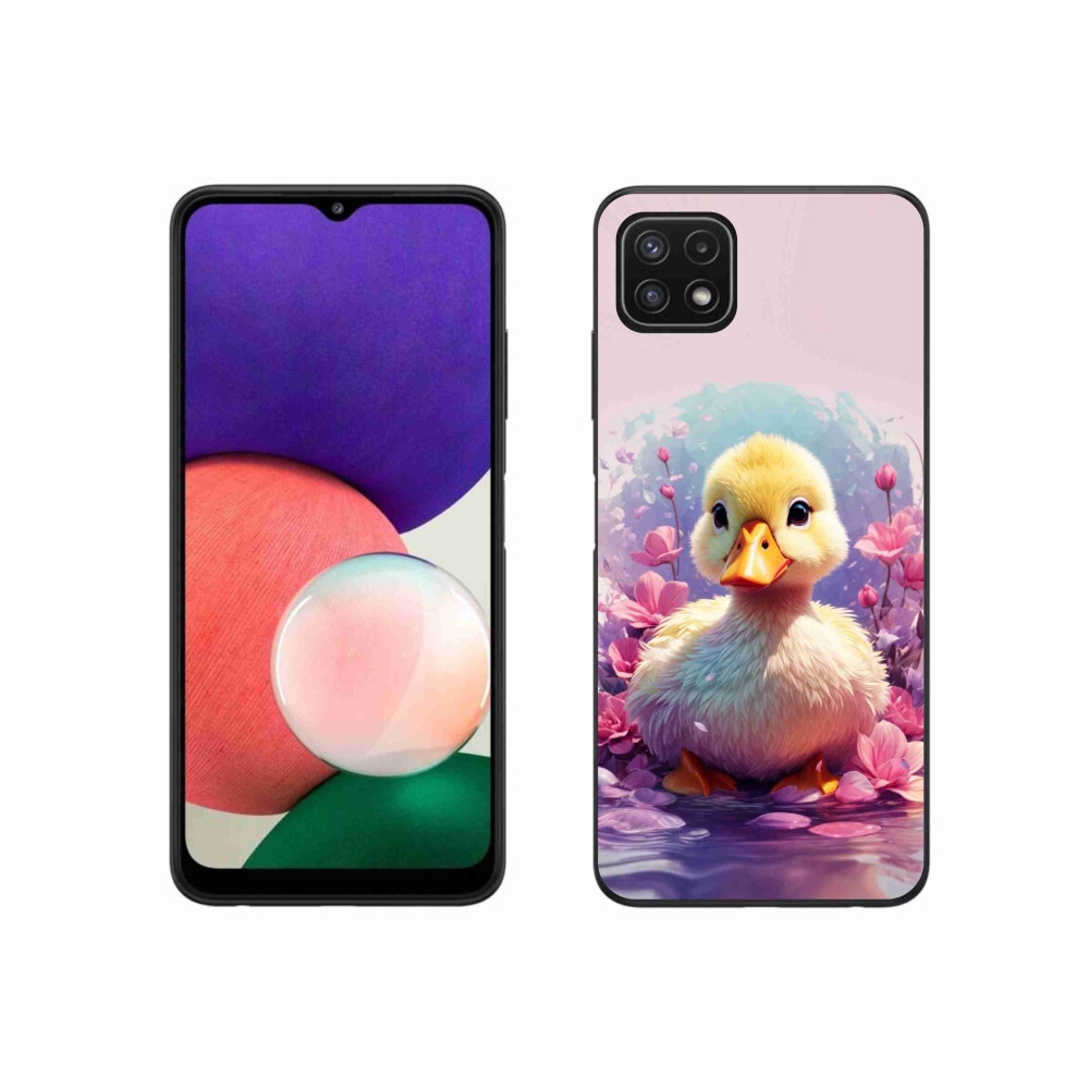 Gélový kryt mmCase na Samsung Galaxy A22 5G - kačička