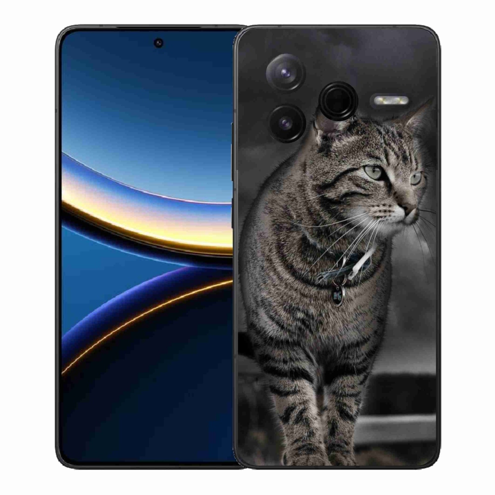 Gélový kryt mmCase na Xiaomi Poco F7 Pro - mačka