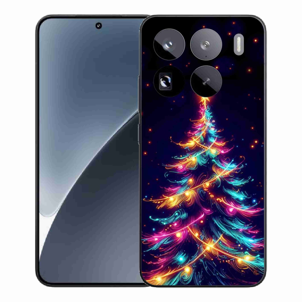 Gélový kryt mmCase na Xiaomi 15 Pro - neónový vianočný stromček