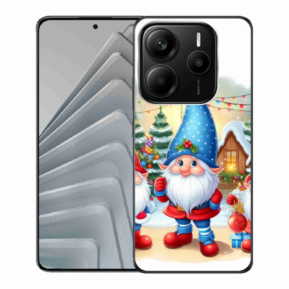 Gélový kryt mmCase na Xiaomi Redmi Note 14 5G - christmas skrítci