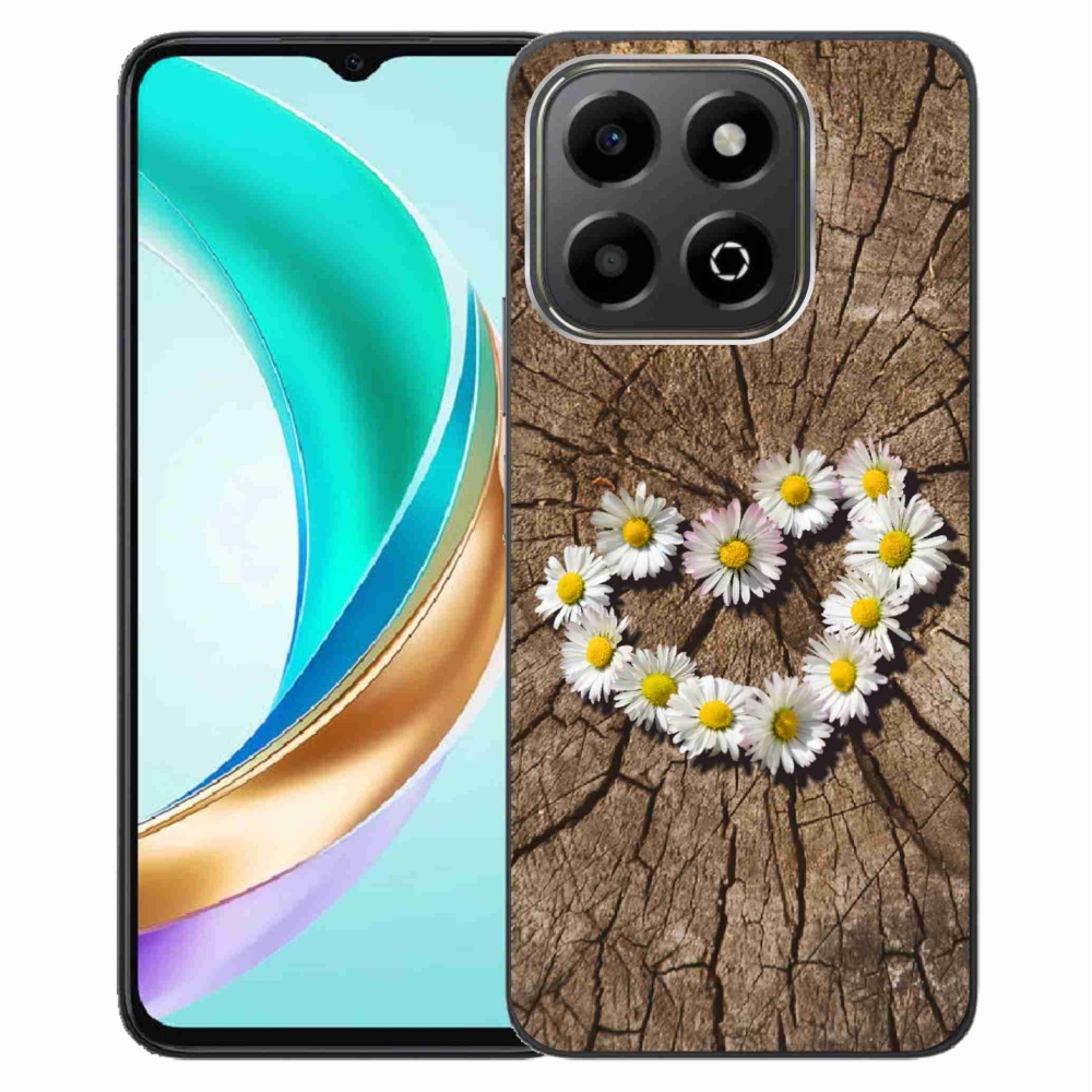 Gélový kryt mmCase na Honor X6b - srdce z margaréty