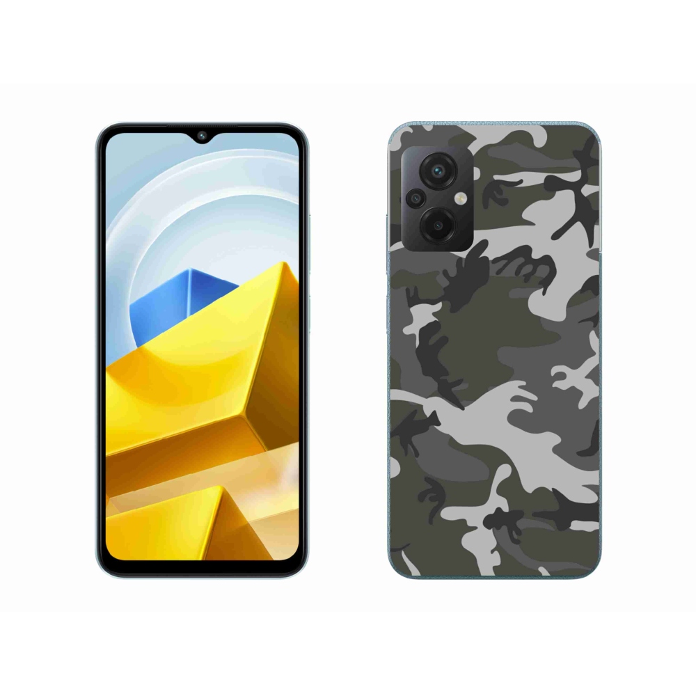 Gélový kryt mmCase na Xiaomi Poco M5 4G - maskáčový vzor