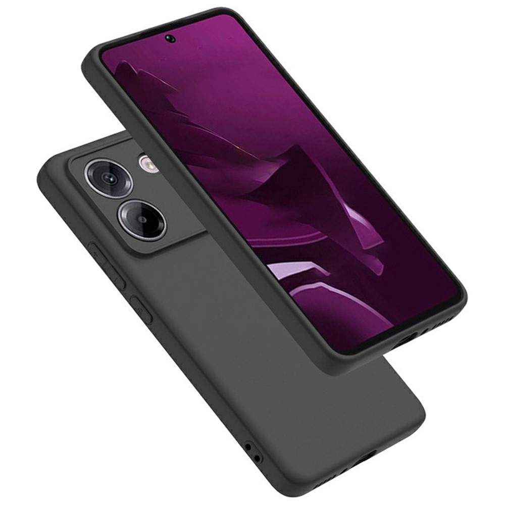 Matný gélový obal na Xiaomi Poco M7 Pro 5G - čierny