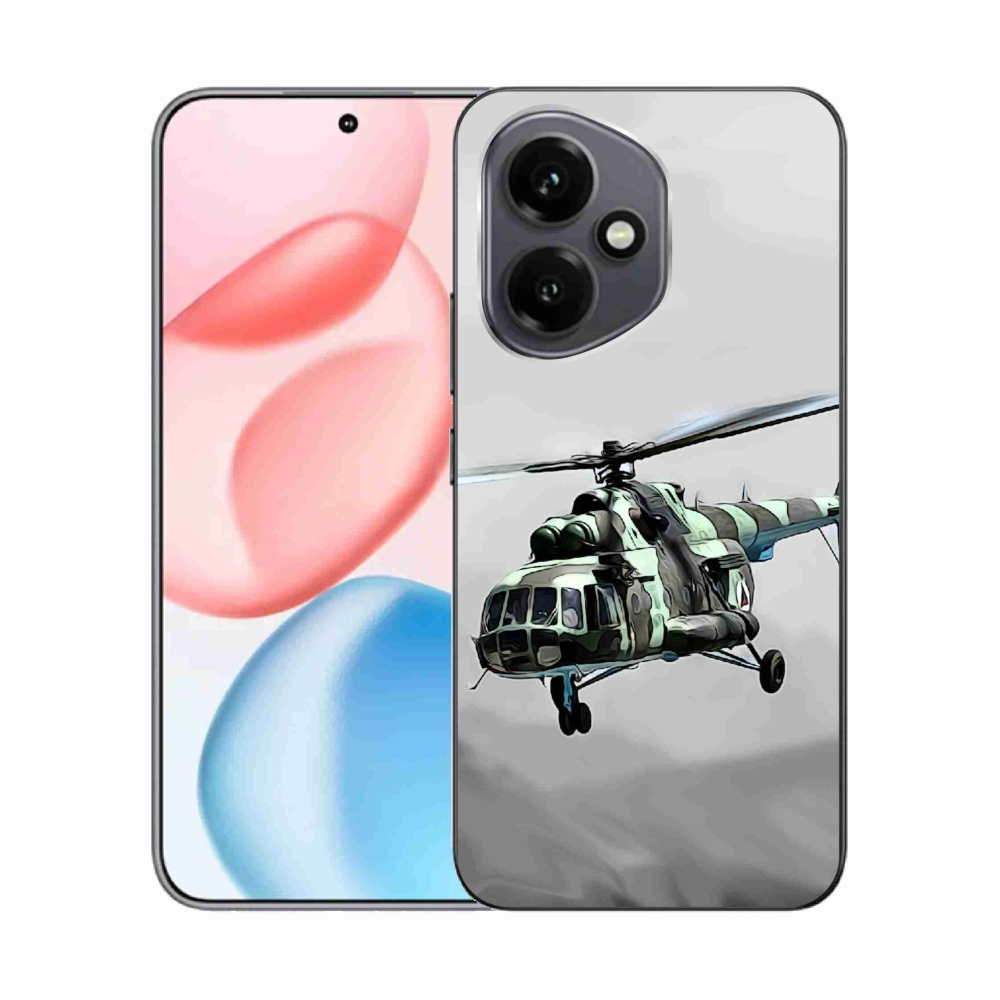 Gélový kryt mmCase na Honor 400 - vojenský vrtuľník