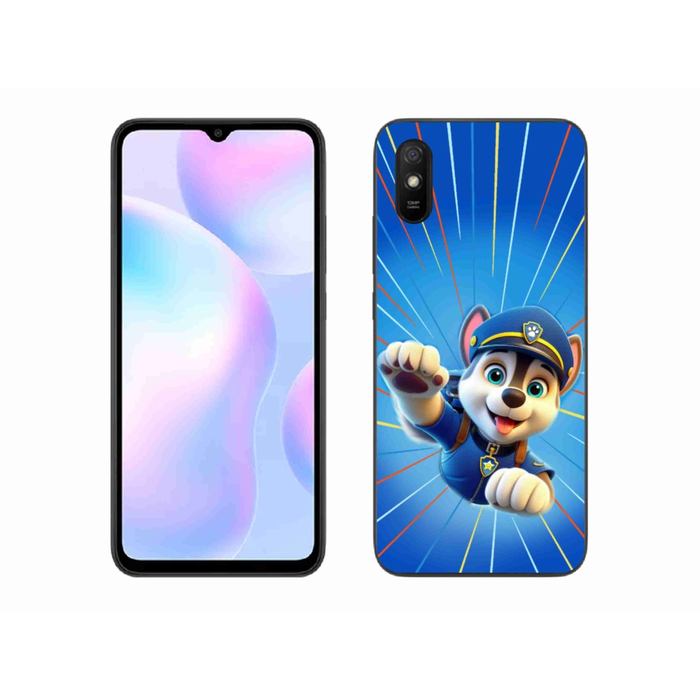 Gélový kryt mmCase na Xiaomi Redmi 9A - labková patrola 2