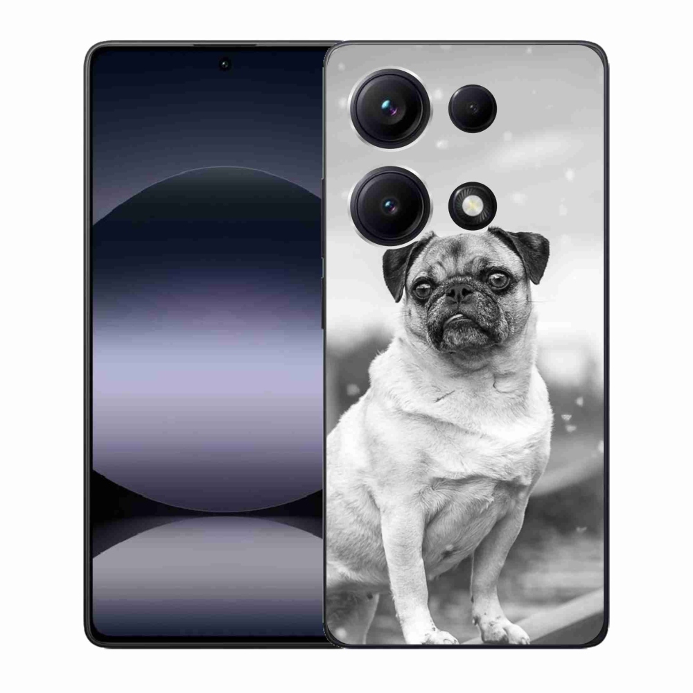 Gélový kryt mmCase na Xiaomi Redmi Note 14S - mops