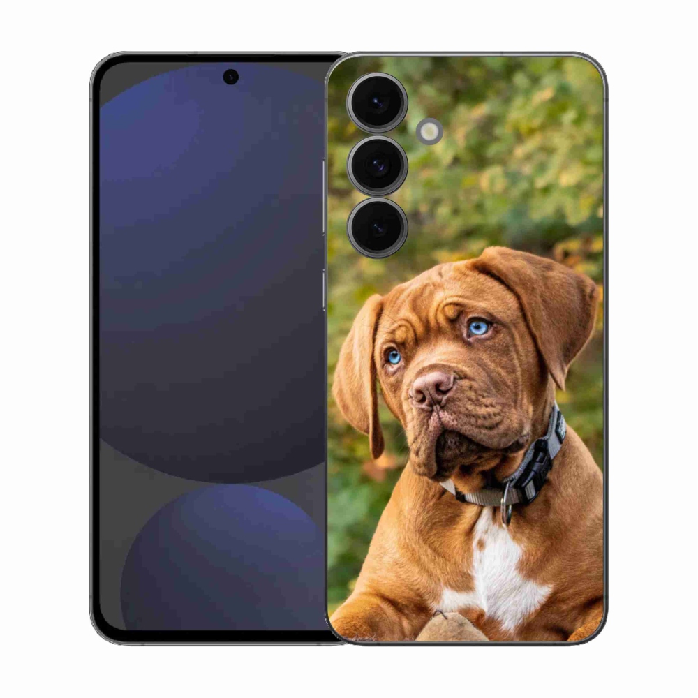 Gélový kryt mmCase na Samsung Galaxy S25 FE - šteňa
