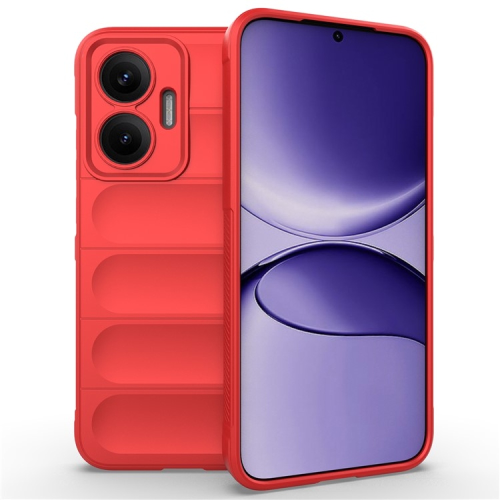 Rugg odolný gélový obal na Xiaomi Poco F7 5G - červený