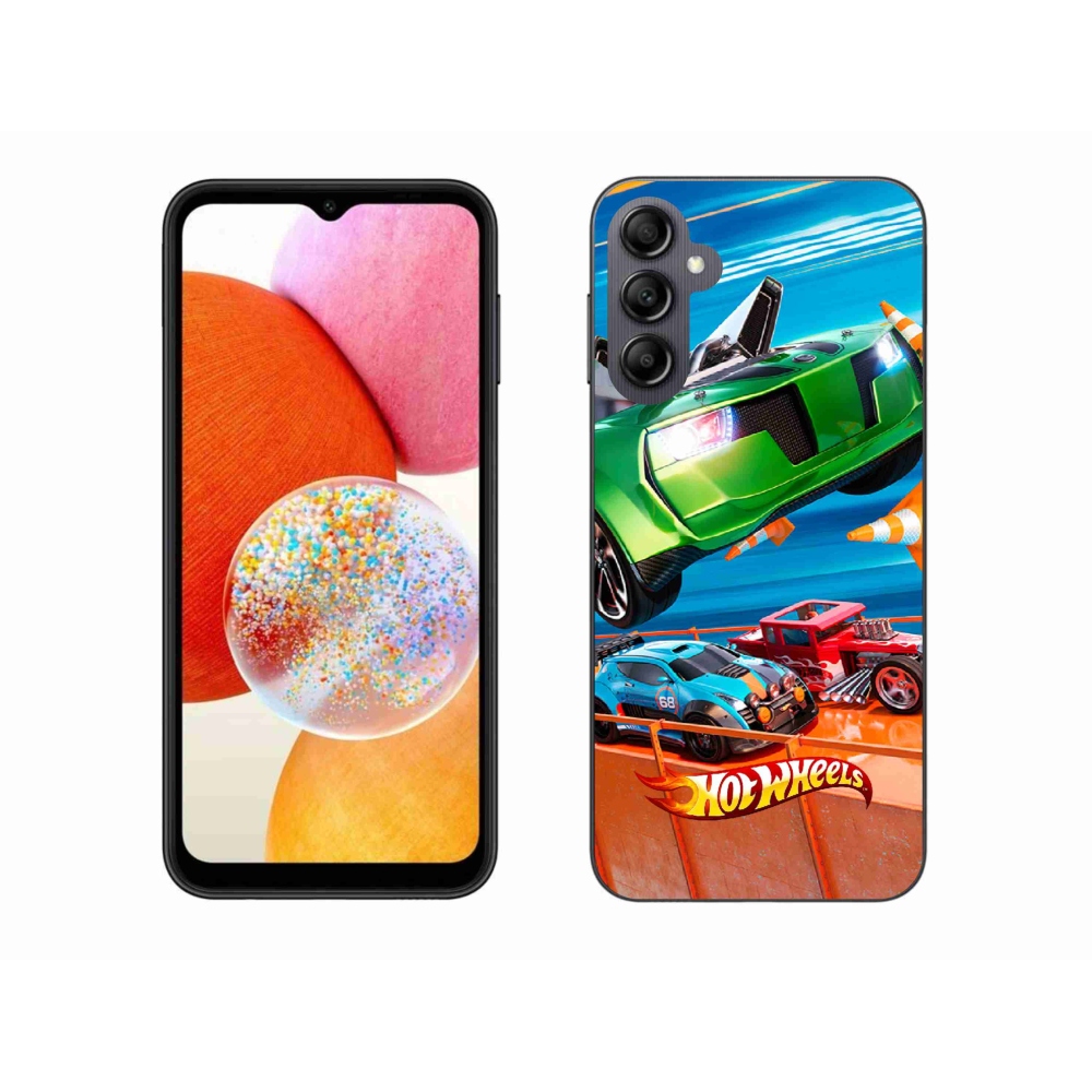 Gélový kryt mmCase na Samsung Galaxy A14 4G/5G - hot wheels 1