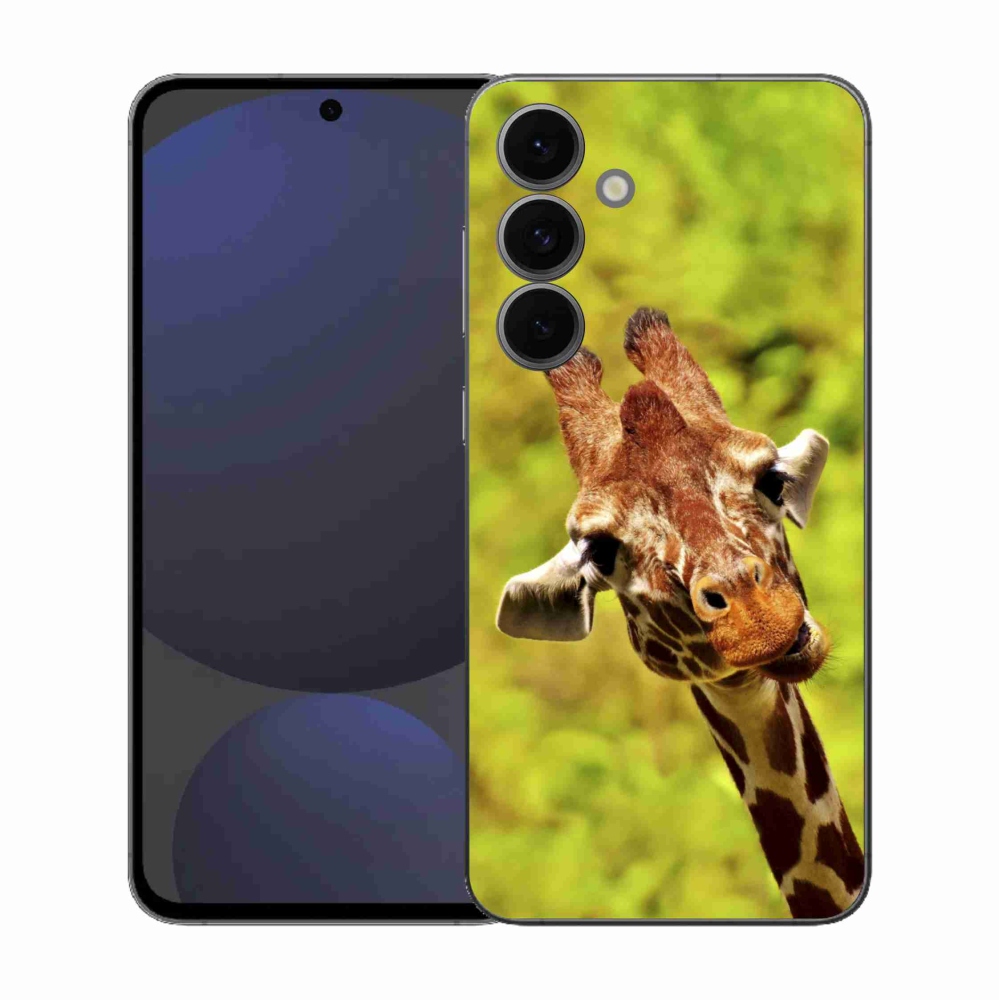Gélový kryt mmCase na Samsung Galaxy S25 FE - žirafa