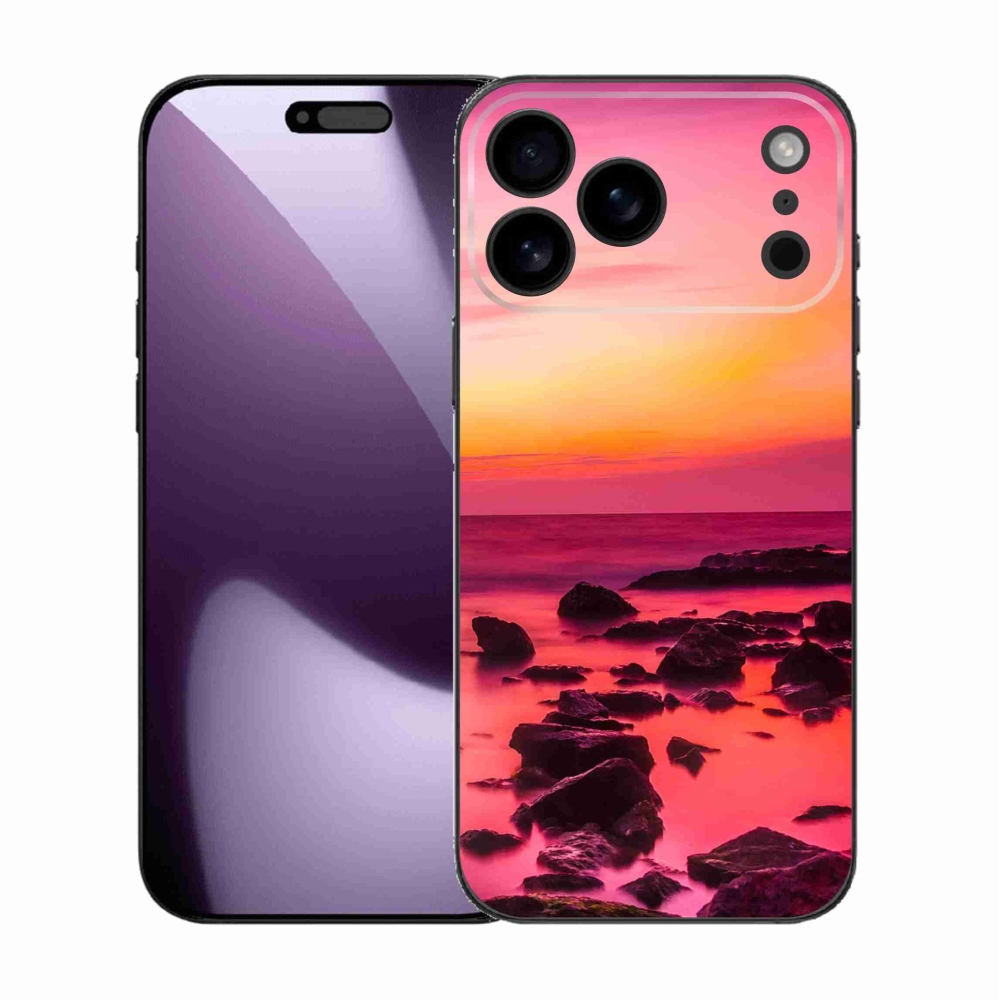 Gélový kryt mmCase na iPhone 17 Pro Max - more a žiara