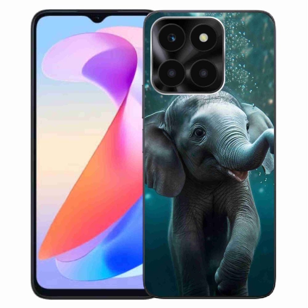 Gélový kryt mmCase na Honor X6a - sloník pod vodou