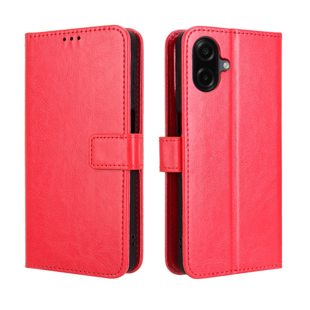 Crazy knižkové púzdro na Samsung Galaxy A07 4G - červené