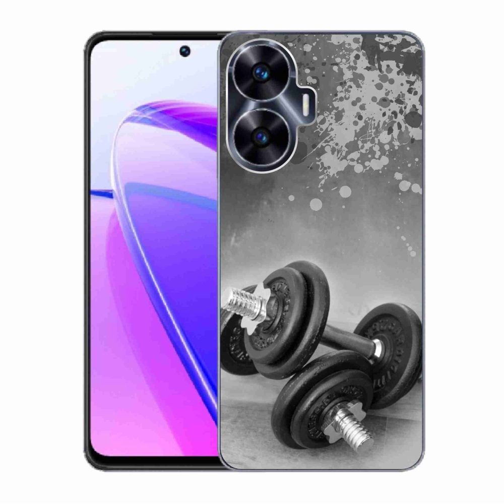 Gélový kryt mmCase na Realme C55 - činky 1