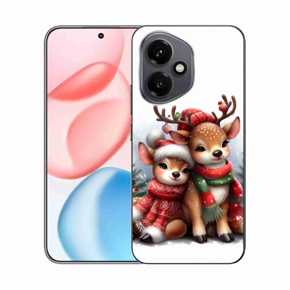 Gélový kryt mmCase na Honor 400 - vianočné soby