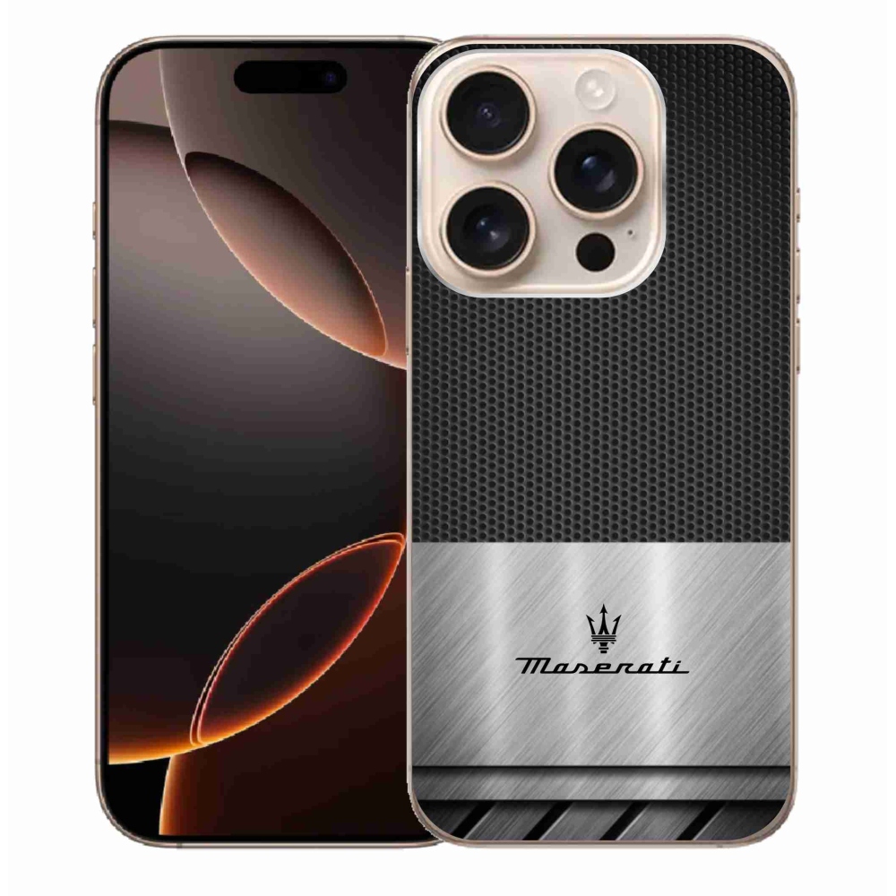 Gélový kryt mmCase na iPhone 16 Pro Max - maserati 1