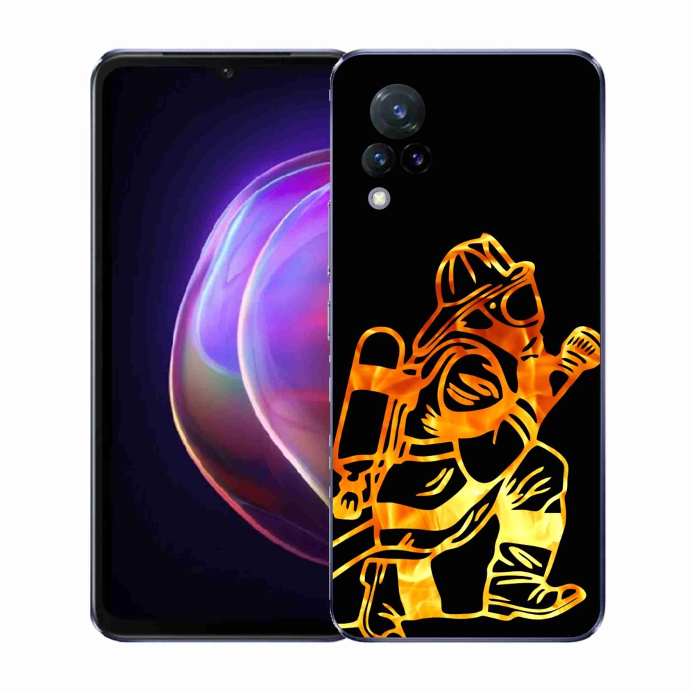 Gélový kryt mmCase na Vivo V21 4G/5G - hasič 1