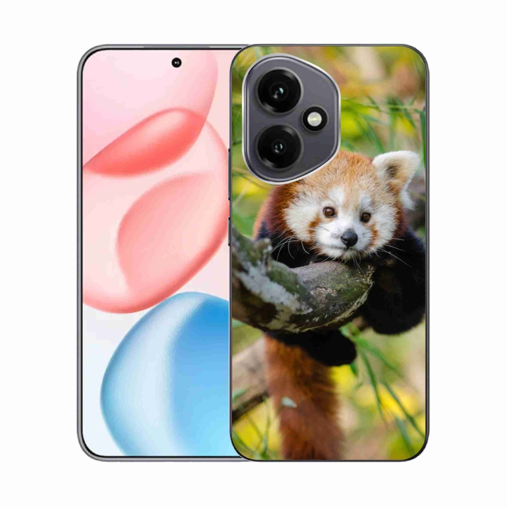 Gélový kryt mmCase na Honor 400 - panda červená