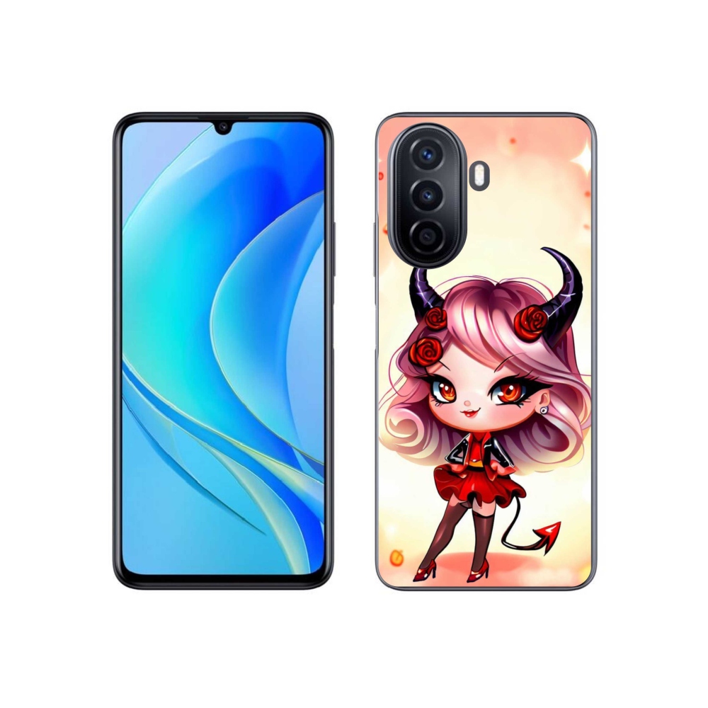 Gélový kryt mmCase na Huawei Nova Y70 - kreslená čertica