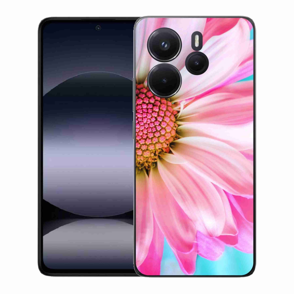 Gélový kryt mmCase na Xiaomi Redmi Note 14 - ružová kvetina