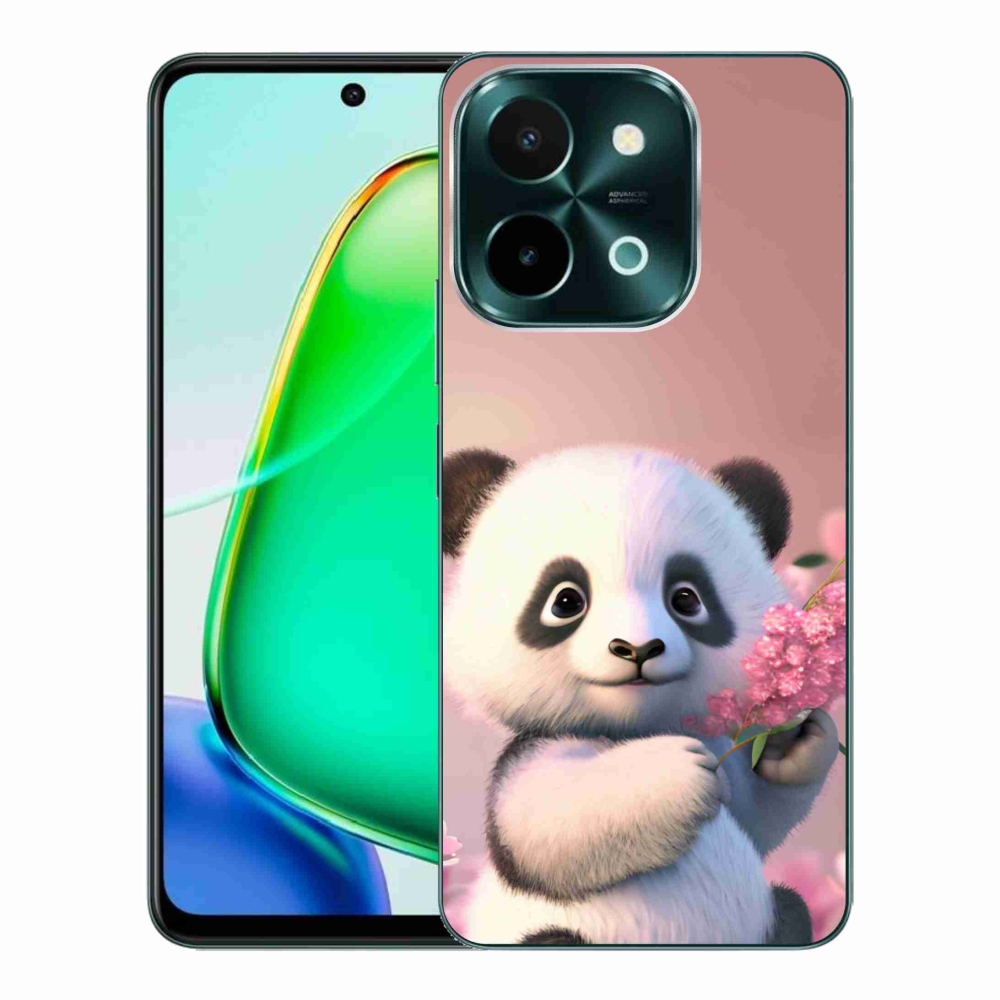 Gélový kryt mmCase na Vivo Y28 - roztomilá panda