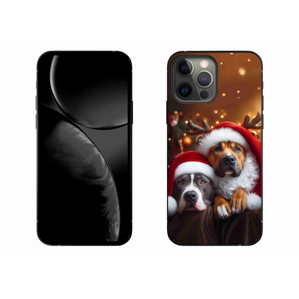 Gélový kryt mmCase na iPhone 13 Pro Max 6.7 - vianočné psy