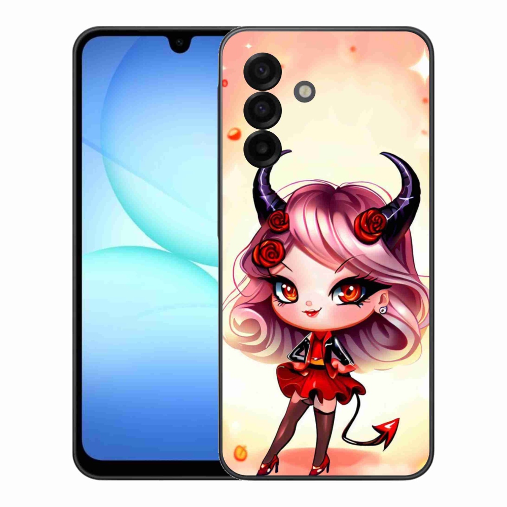 Gélový kryt mmCase na Samsung Galaxy A17 5G - kreslená čertica