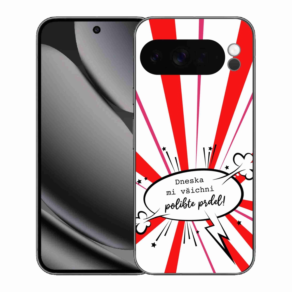 Gélový kryt mmCase na Google Pixel 10 Pro XL - vtipný text 15 biele pozadie