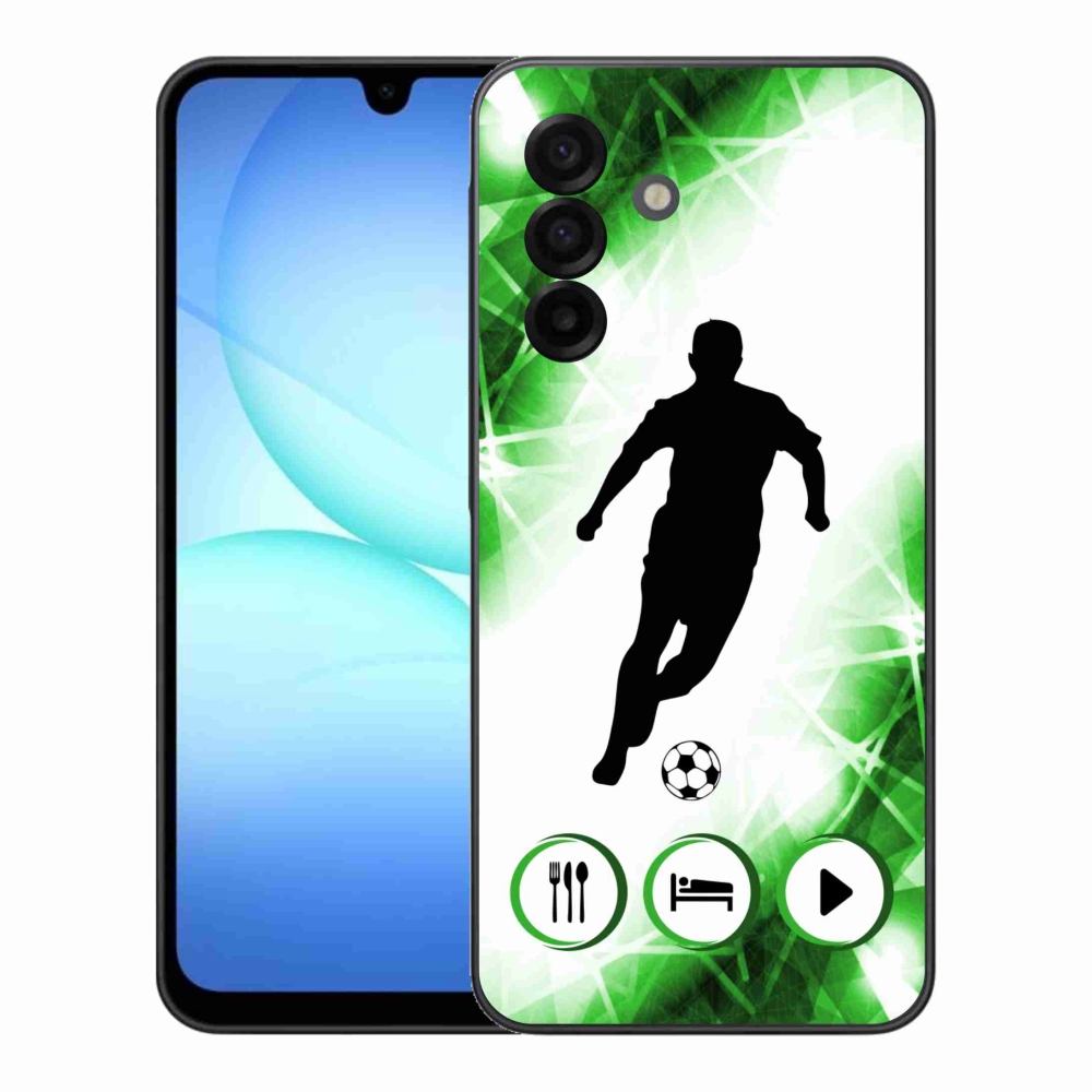 Gélový kryt mmCase na Samsung Galaxy A17 4G/5G - futbalista
