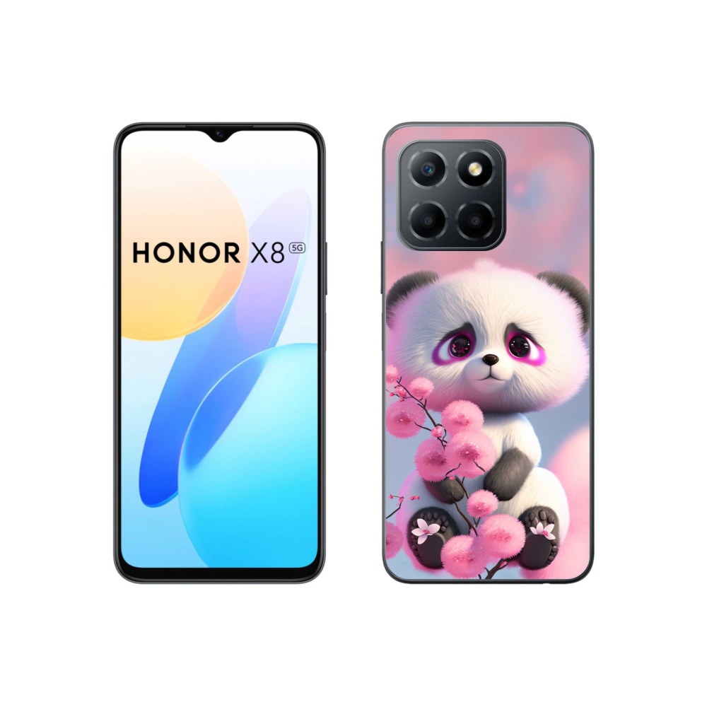 Gélový kryt mmCase na Honor X8 5G/70 Lite 5G - roztomilá panda 1