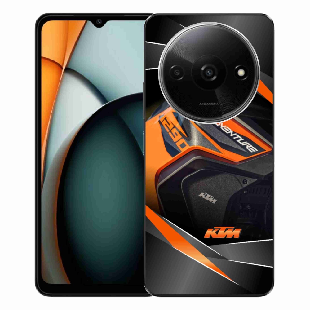 Gélový kryt mmCase na Xiaomi Redmi A3 - motorka ktm