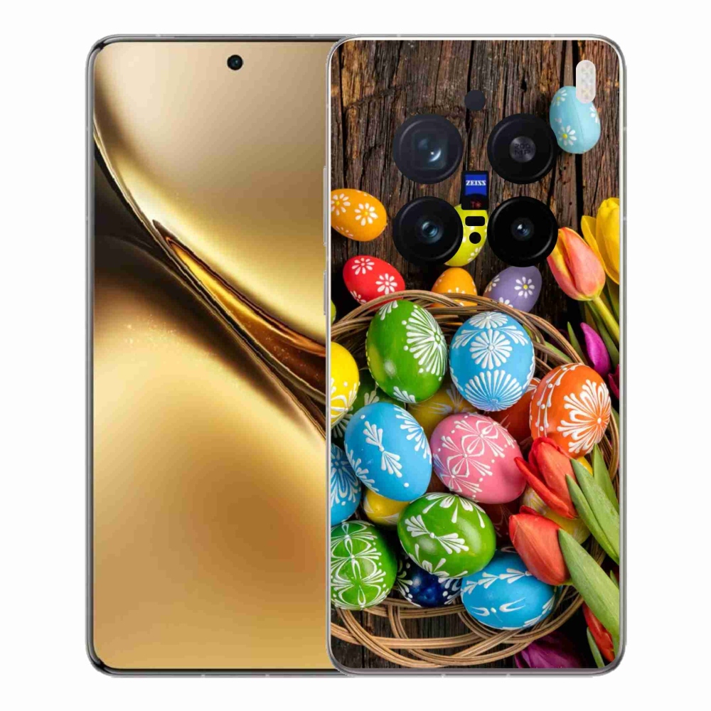 Gélový kryt mmCase na Vivo X200 Pro 5G - veľkonočné vajíčka
