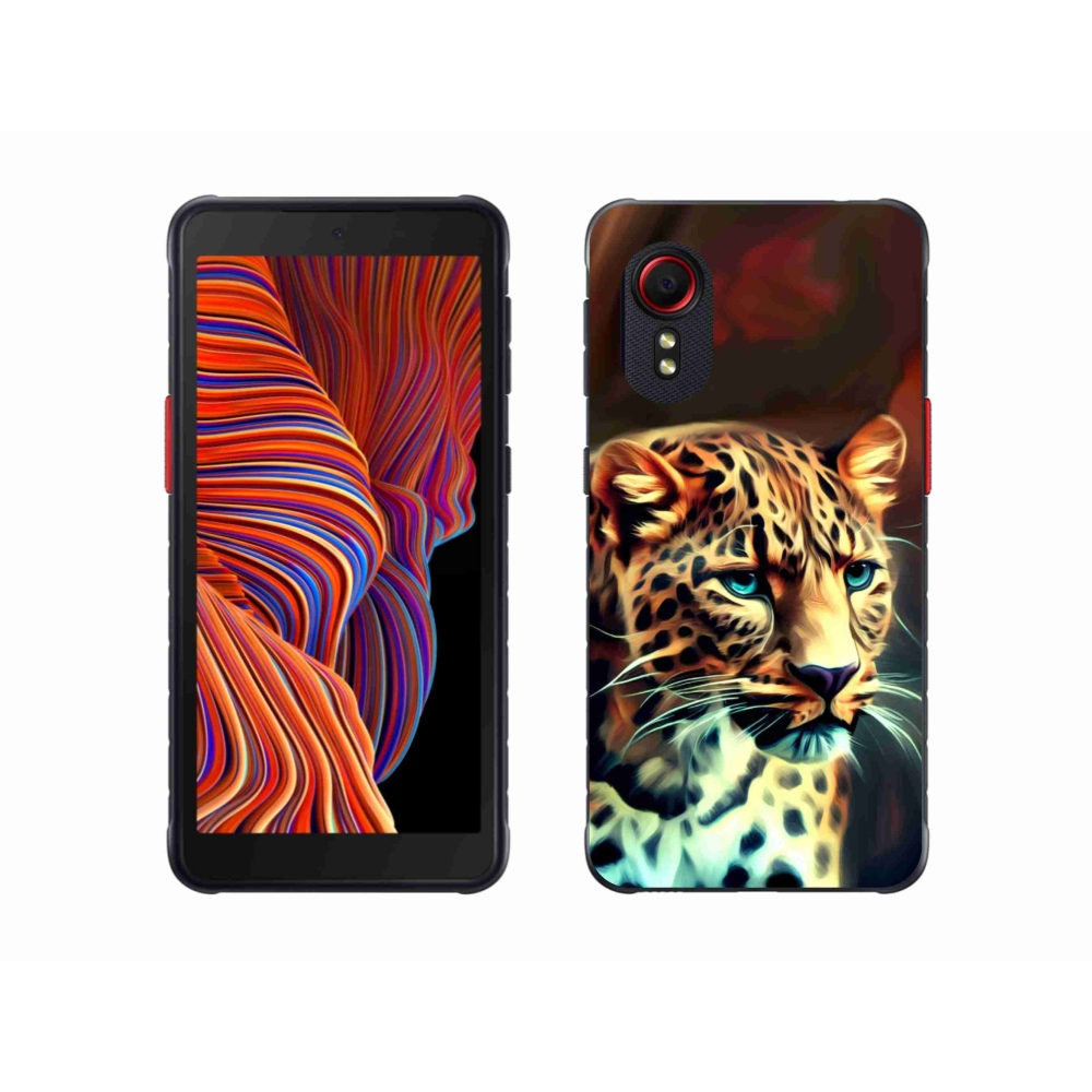 Gélový kryt mmCase na Samsung Galaxy Xcover 5 - leopard