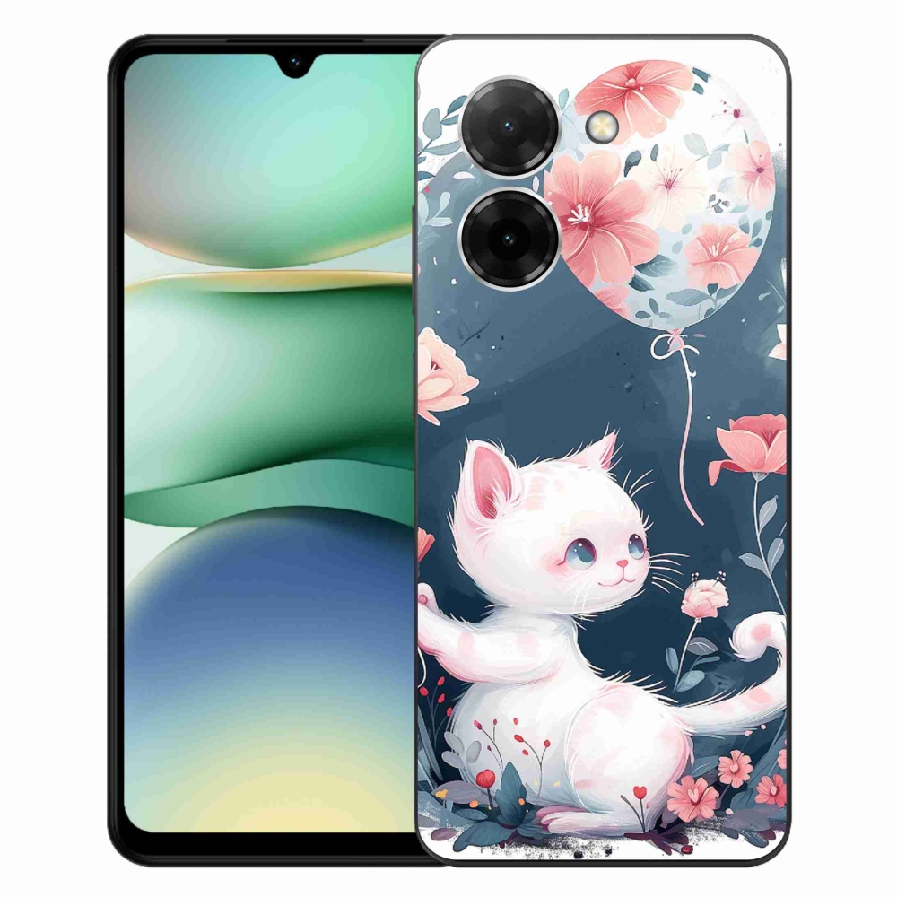 Gélový kryt mmCase na Xiaomi Redmi A5 - mačiatko s balónikom