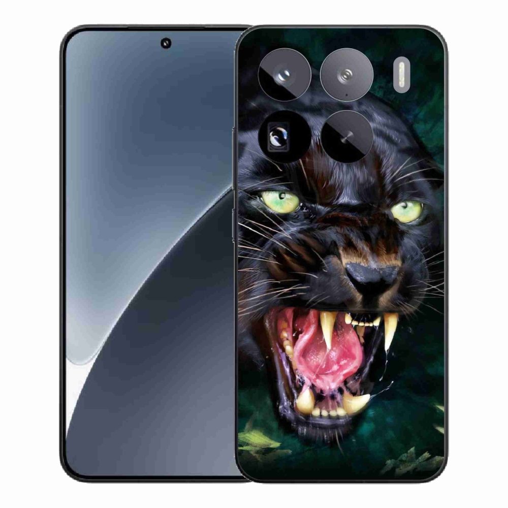 Gélový kryt mmCase na Xiaomi 15 Pro - rozzúrený čierny panter