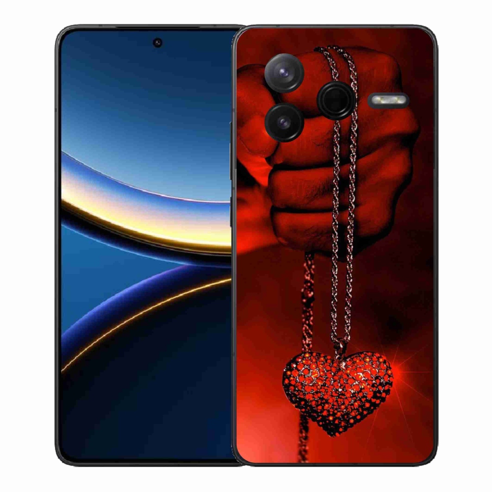 Gélový kryt mmCase na Xiaomi Poco F7 Pro - náhrdelník