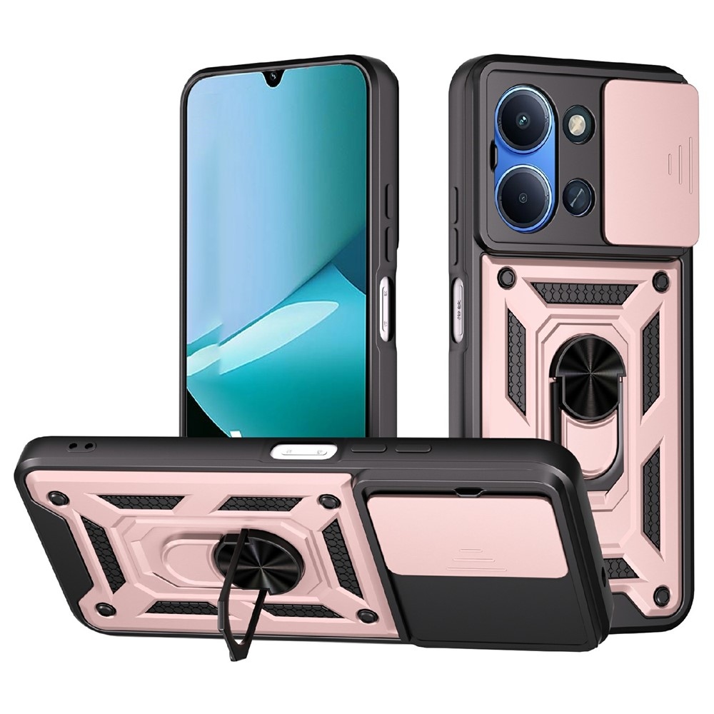 Slide odolný kryt na Xiaomi Redmi 15C 4G/5G (173mm) - ružovozlatý