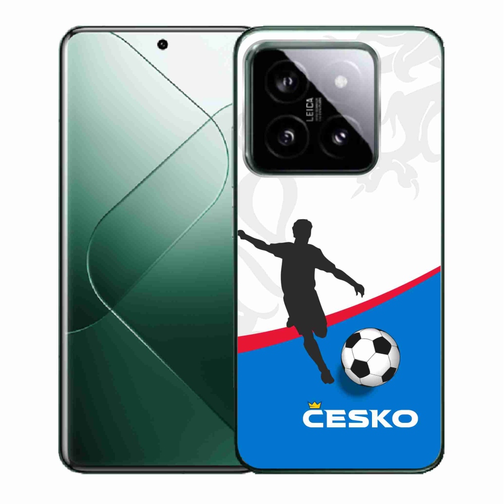 Gélový kryt mmCase na Xiaomi 14 - futbal Česko 1