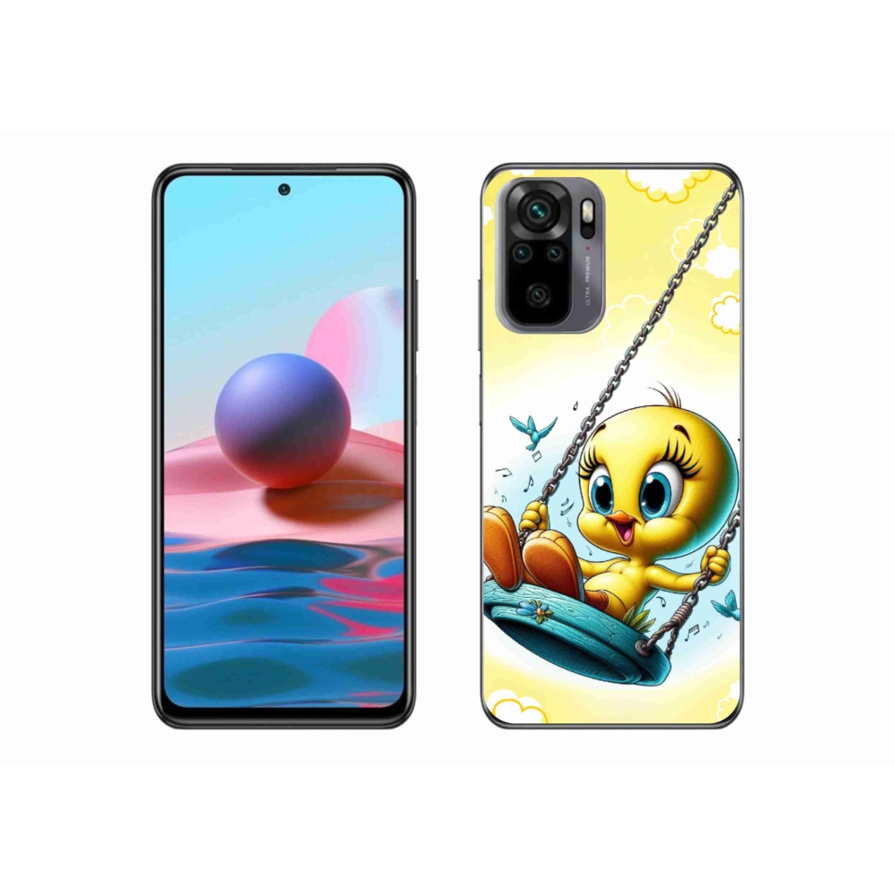 Gélový kryt mmCase na Xiaomi Redmi Note 10S - tweety