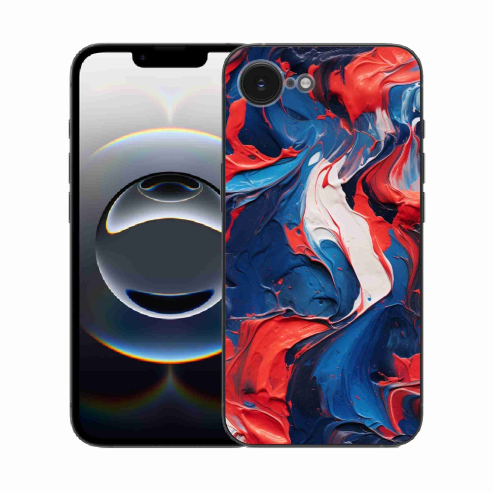 Gélový kryt mmCase na iPhone 16e - abstraktný motív 7
