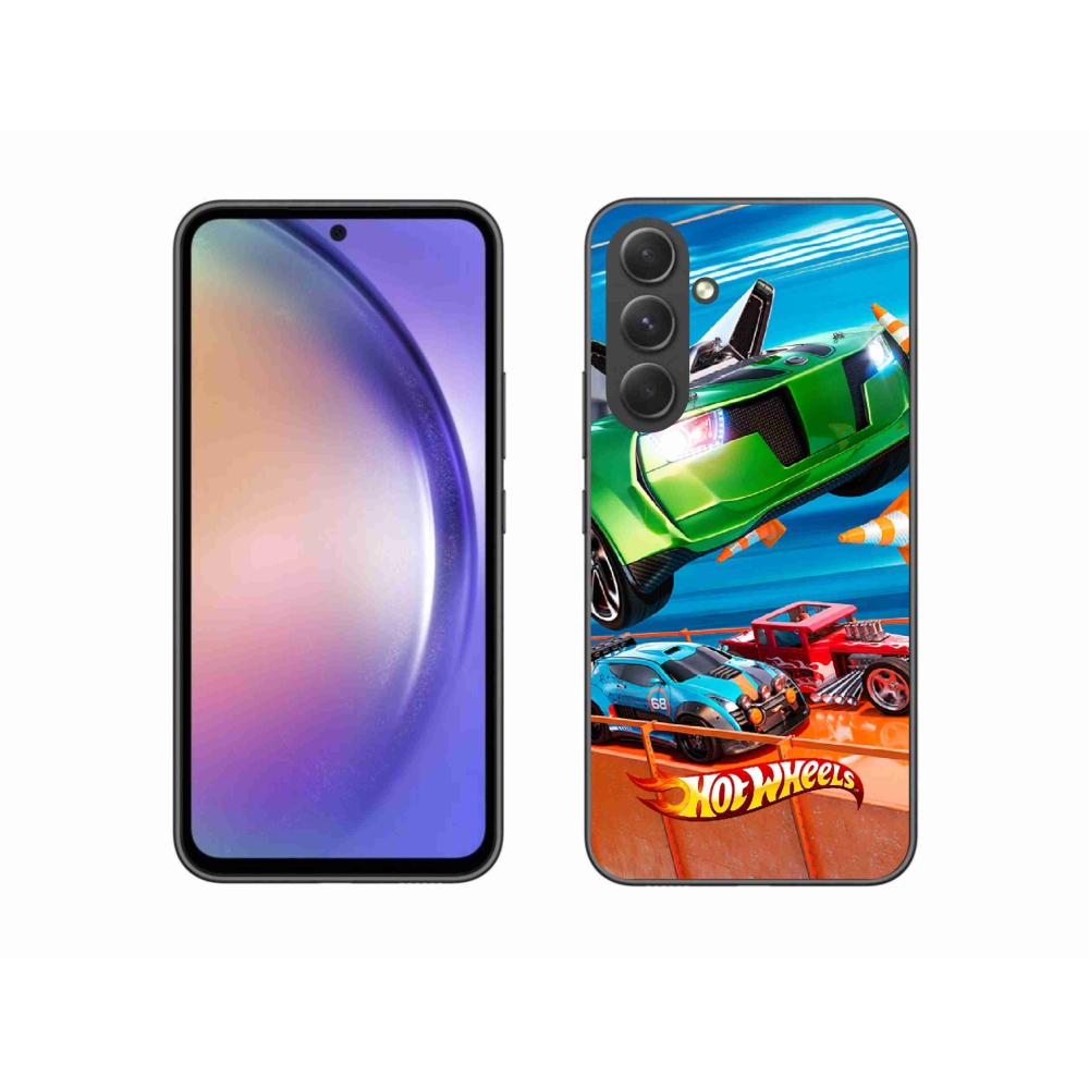 Gélový kryt mmCase na Samsung Galaxy A54 5G - hot wheels 1