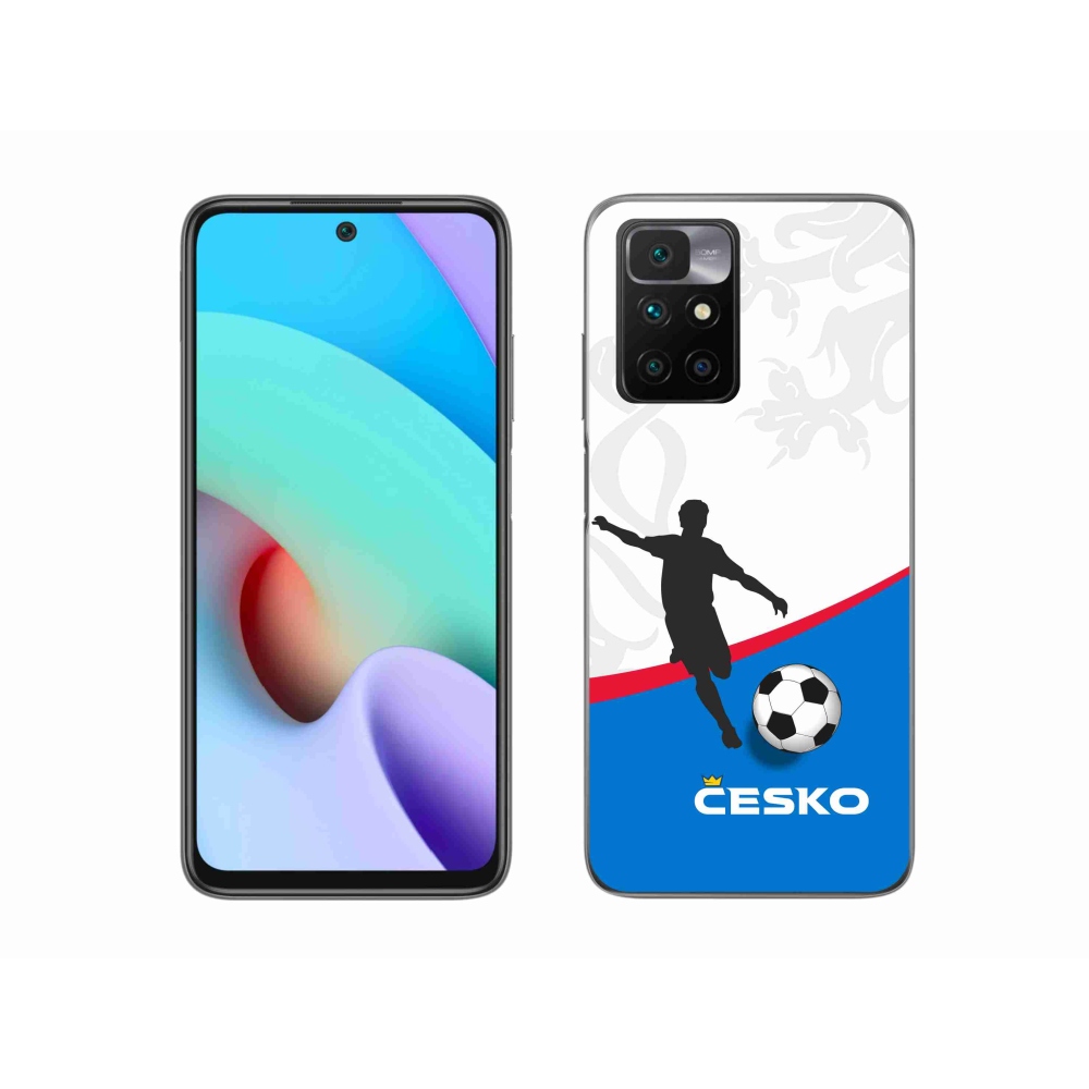 Gélový kryt mmCase na Xiaomi Redmi 10/Redmi 10 (2022) - futbal Česko 1