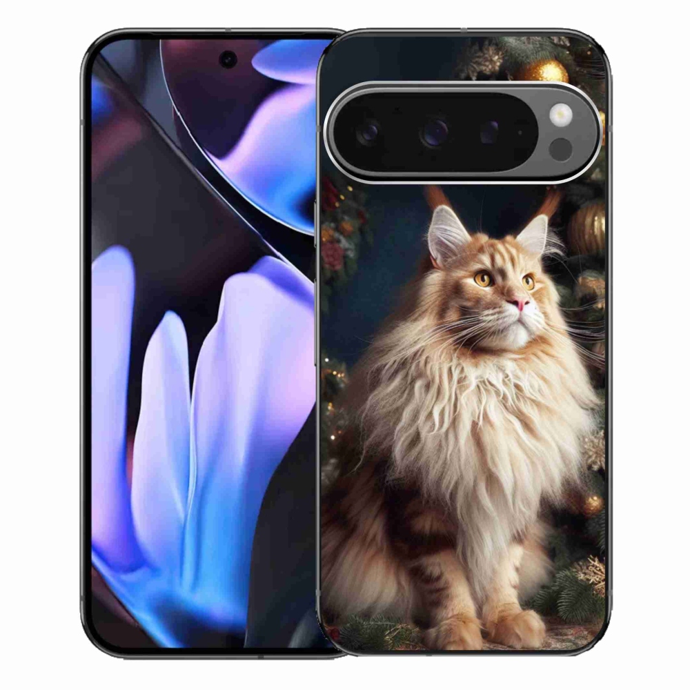 Gélový kryt mmCase na Google Pixel 9 Pro XL - mačka pri stromčeku