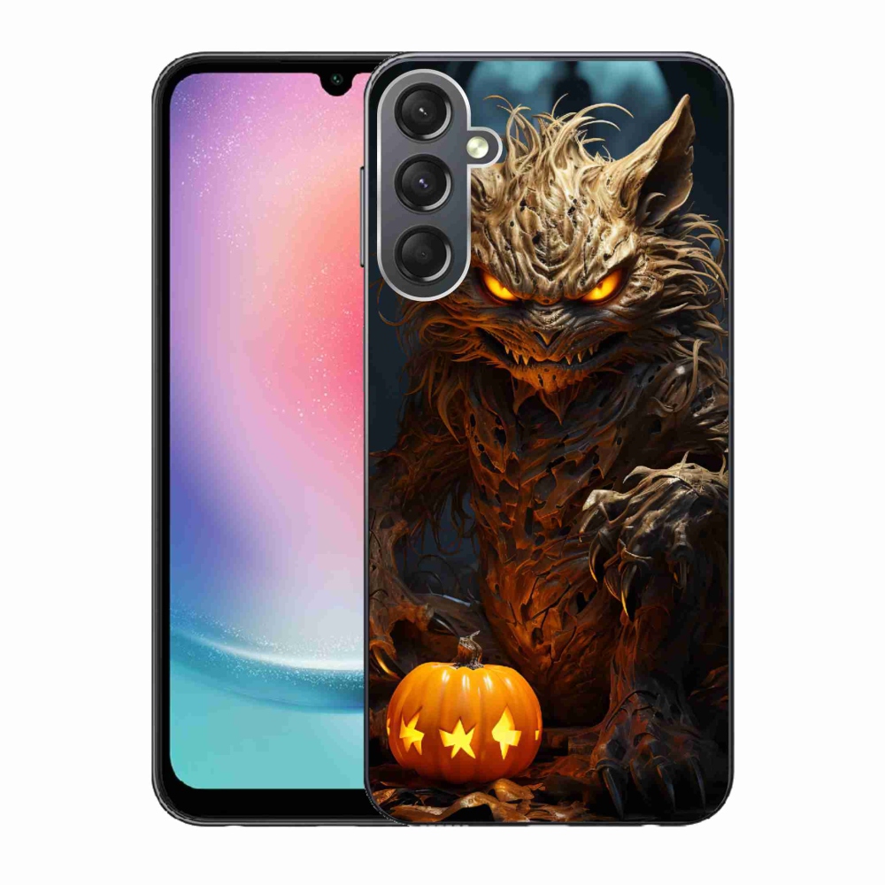 Gélový kryt mmCase na Samsung Galaxy A24 - halloweenska príšera