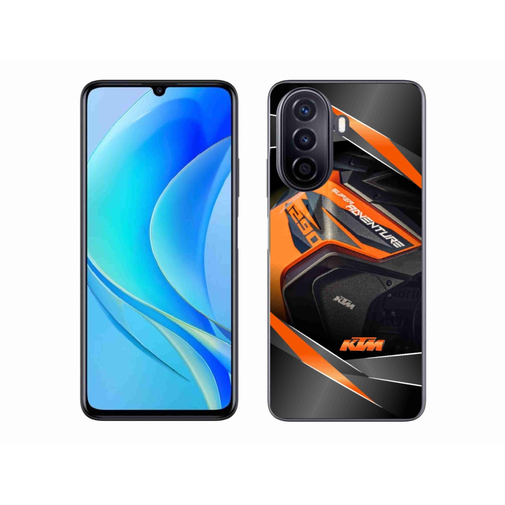 Gélový kryt mmCase na Huawei Nova Y70 - motorka ktm