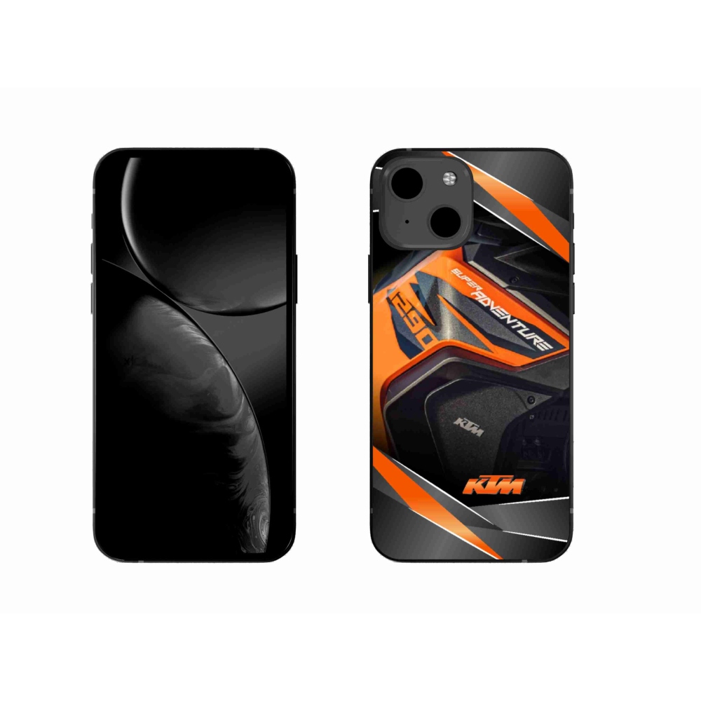 Gélový kryt mmCase na iPhone 13 6.1 - motorka ktm