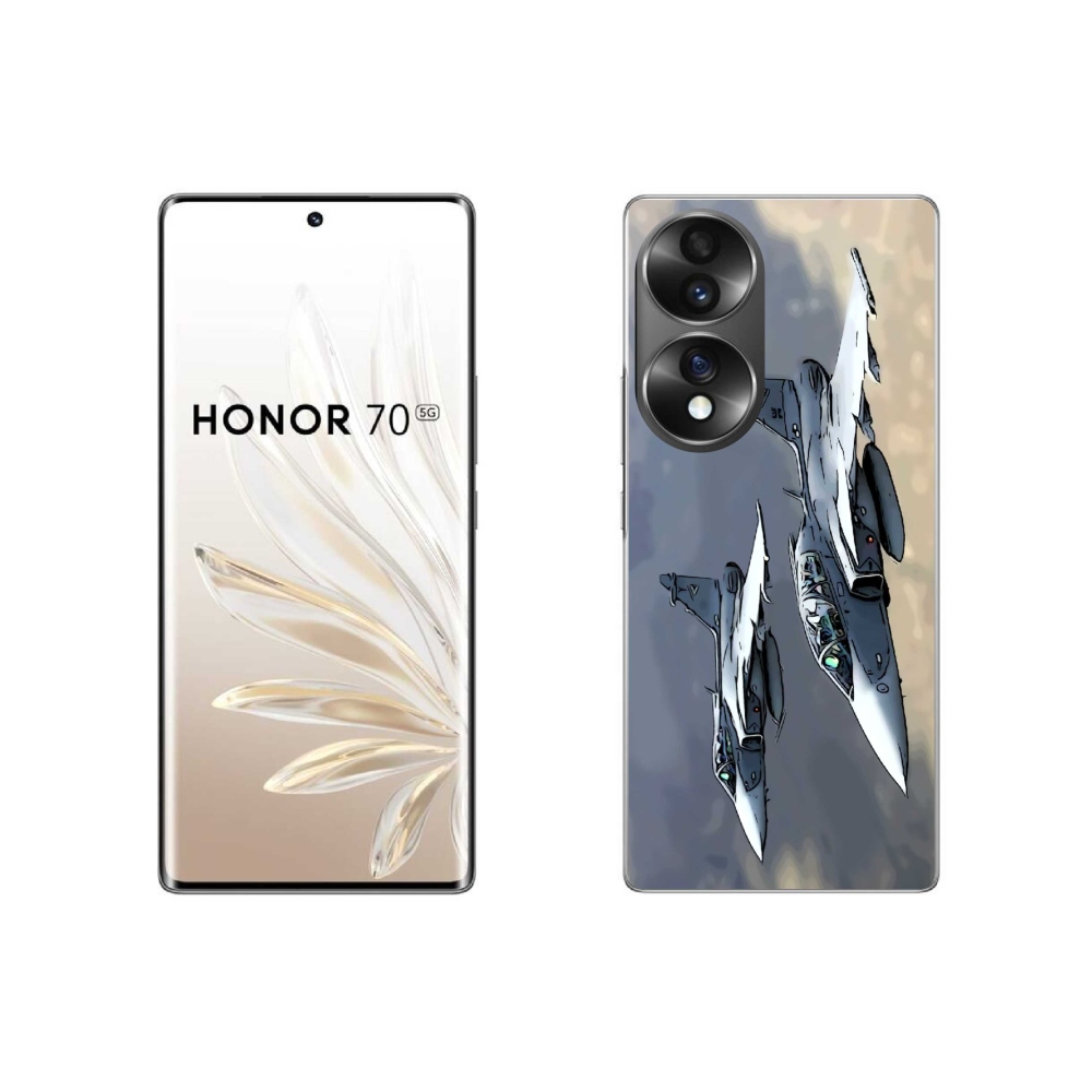 Gélový kryt mmCase na Honor 70 - stíhačky