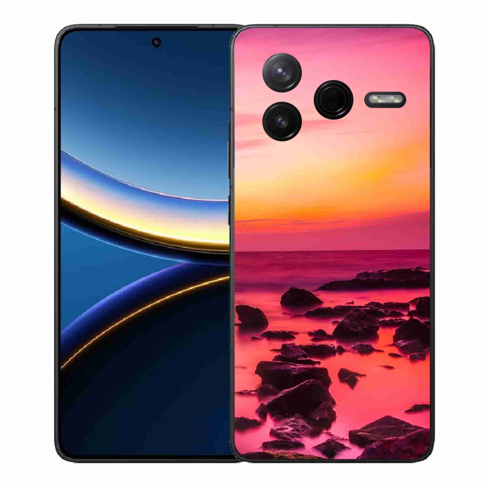 Gélový kryt mmCase na Xiaomi Poco F7 Pro - more a žiara
